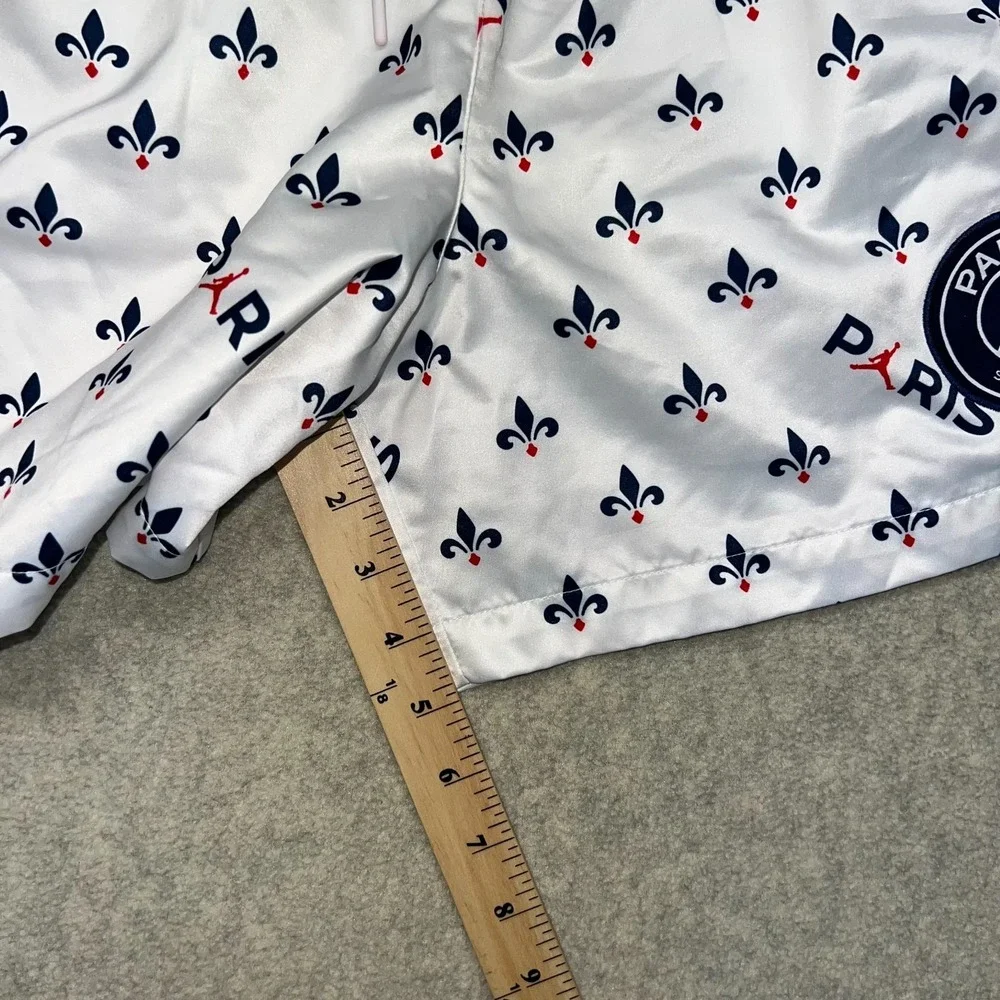 Jordan Mens X Paris Saint‎ Germain Printed Shorts White All Over Print Outdoor S